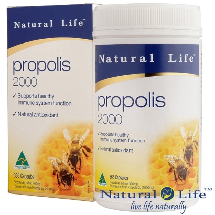 Natural Life-澳洲高單位蜂膠膠囊2000mg(365粒)