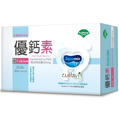 台灣優杏 優鈣-素膠囊(60粒)